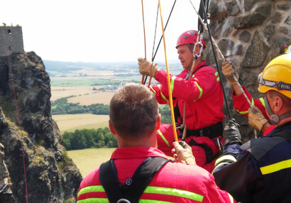 hasičské cvičení 2015